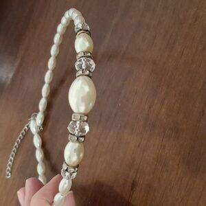 Faux Pearl Fashion Choker Necklace